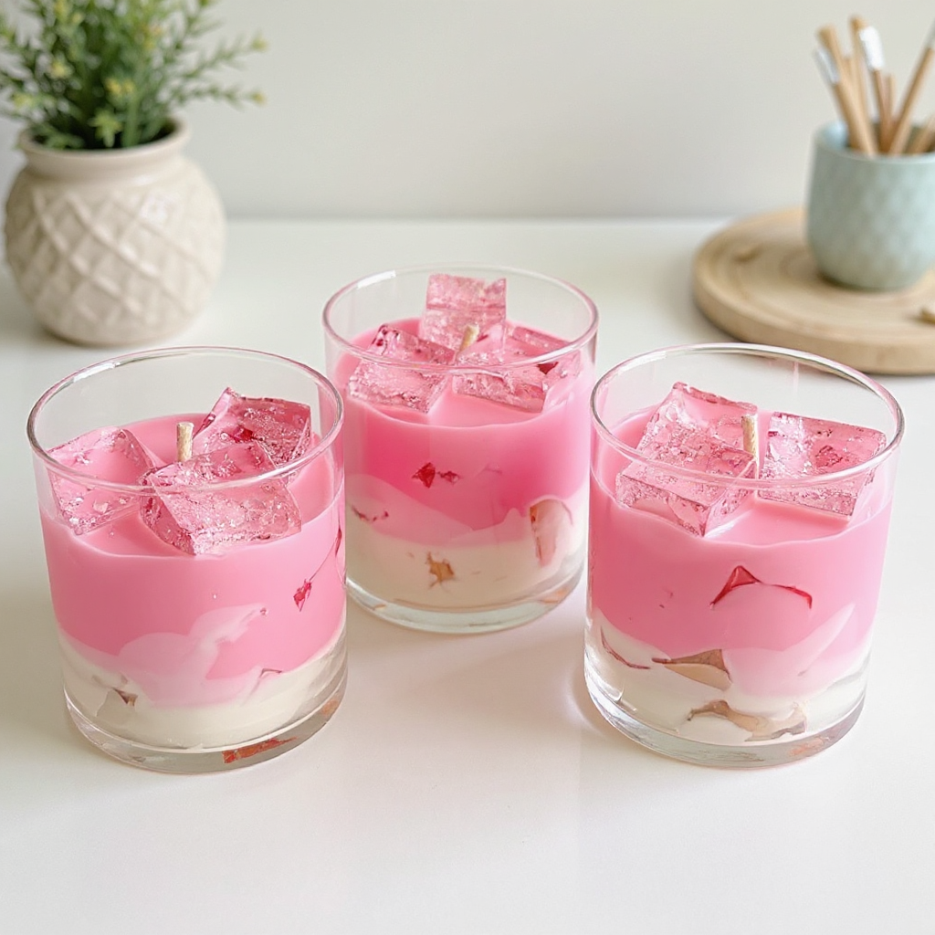 Set of 12 | 10oz Iced Strawberry Milk Candle