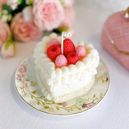 9oz Pink Berries Cake Candle